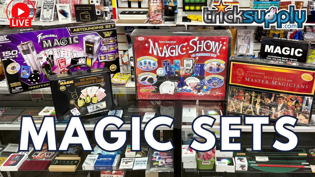 Unboxing Magic Kits for Beginners & Pros!  Tricksupply.com LIVE