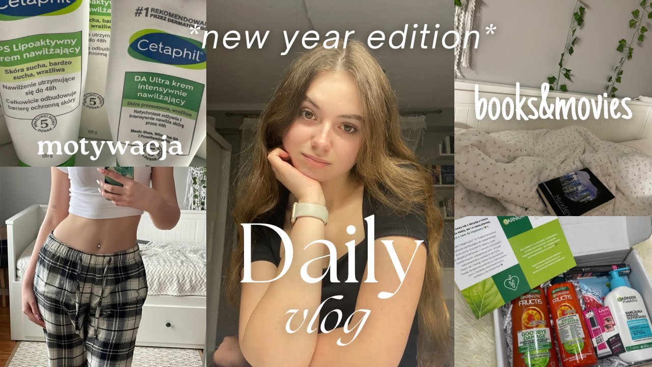 ZIMOWY VLOG❄️ książki | filmy | postanowienia na 2024 | unboxing paczki