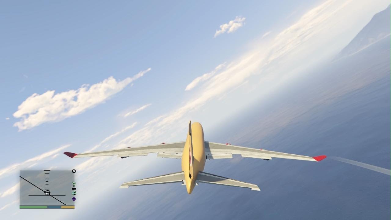 Grand Theft Auto V flight hijack