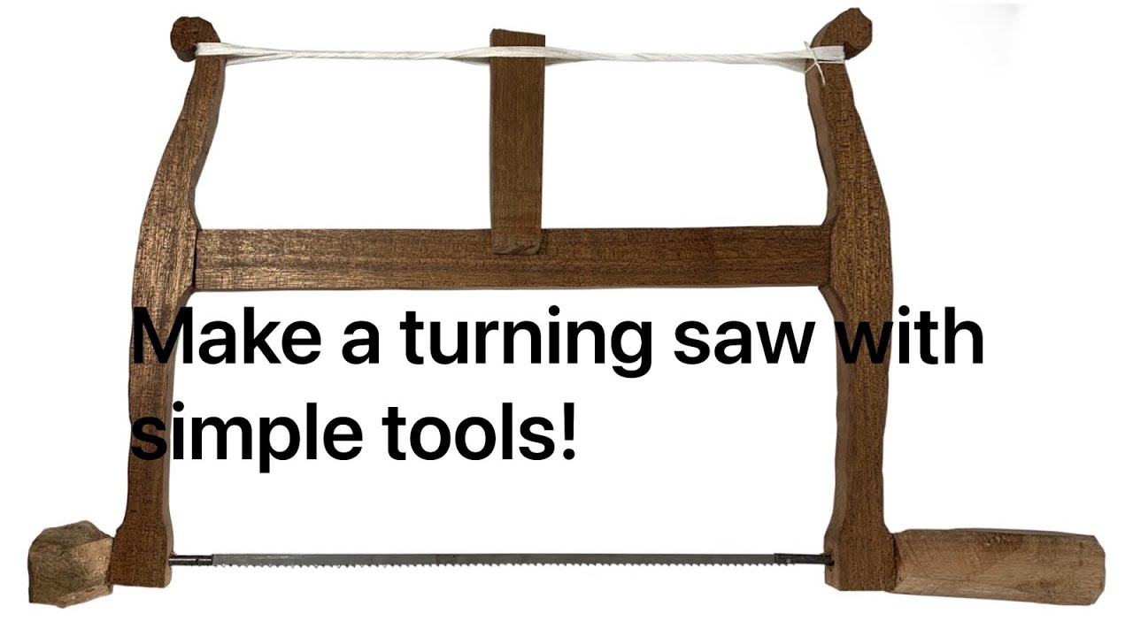 Making a Mahogany Turning saw!