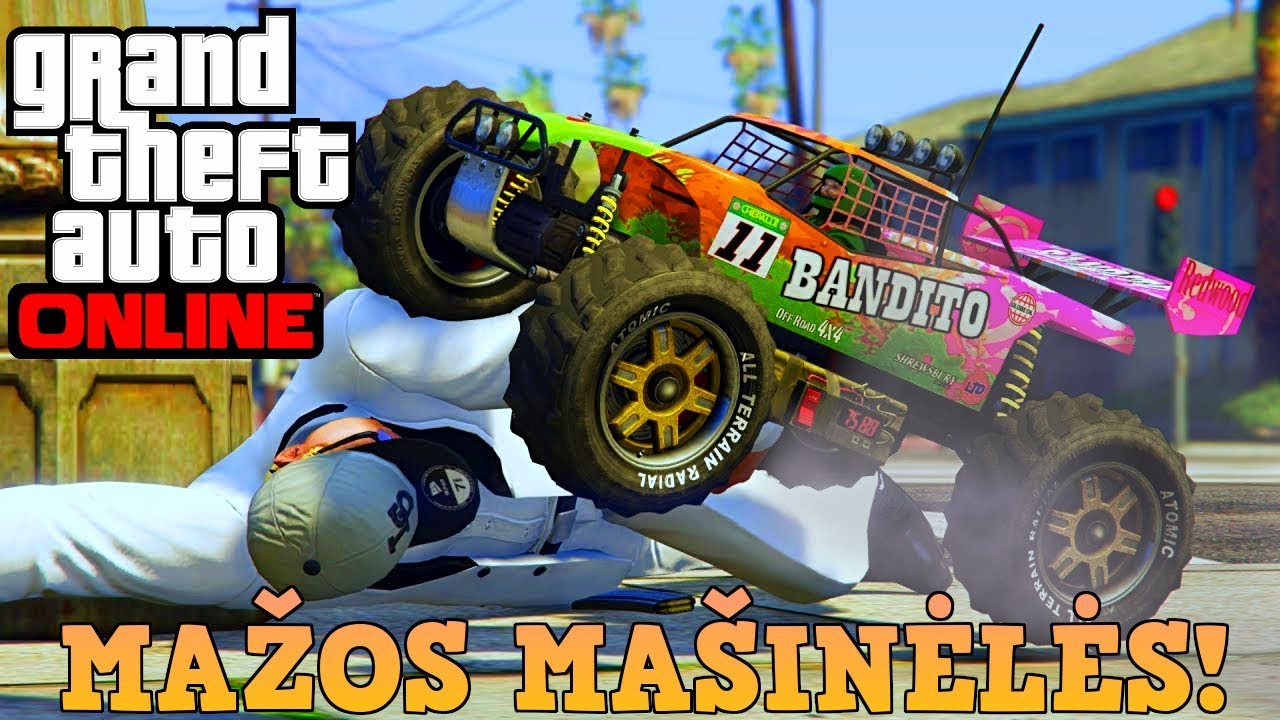 Edvisss Žaidžia - GTA Online #53 MAŽOS MAŠINĖLĖS!!!