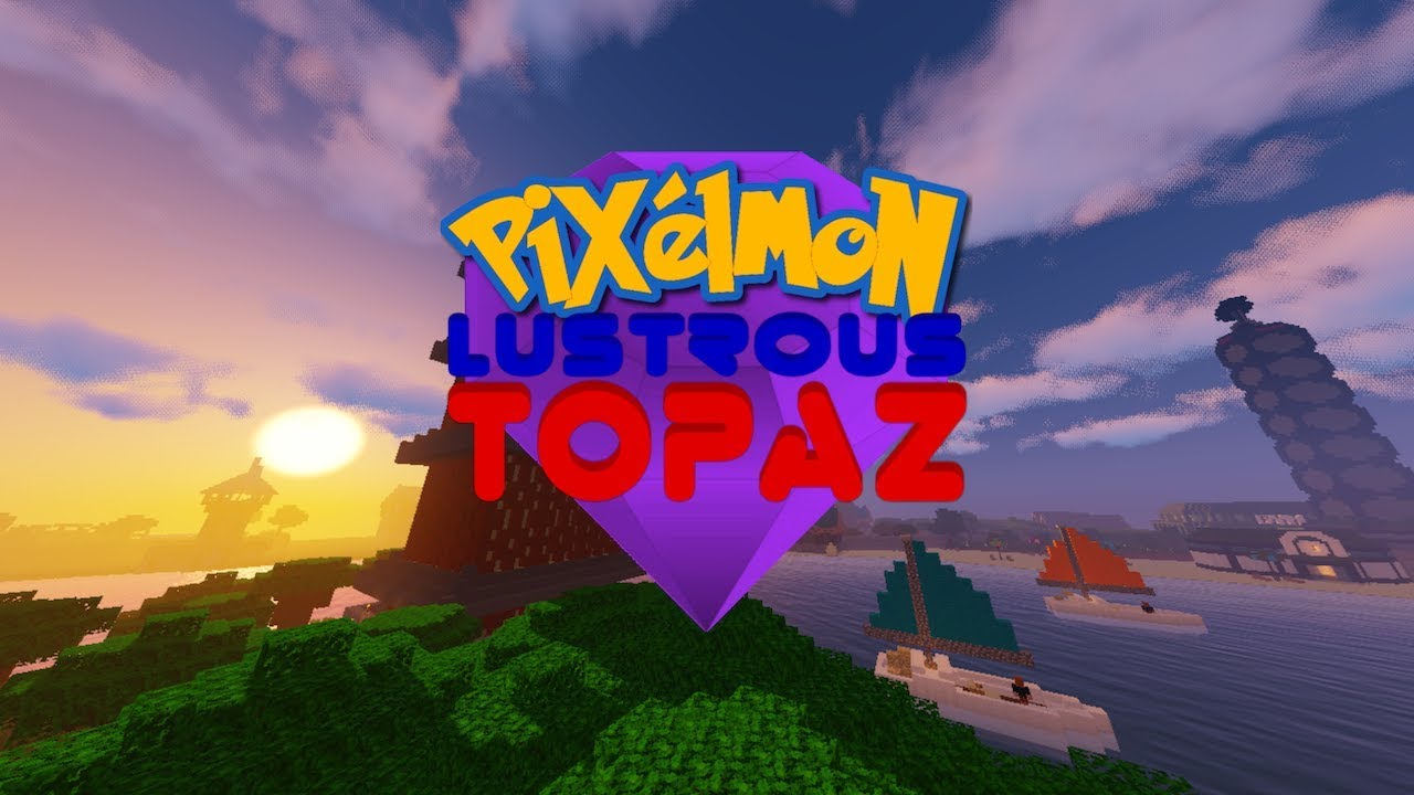 Pixelmon Lustrous Topaz - RELEASE TRAILER + DOWNLOAD! (1.12.2 Pixelmon Adventure Map)