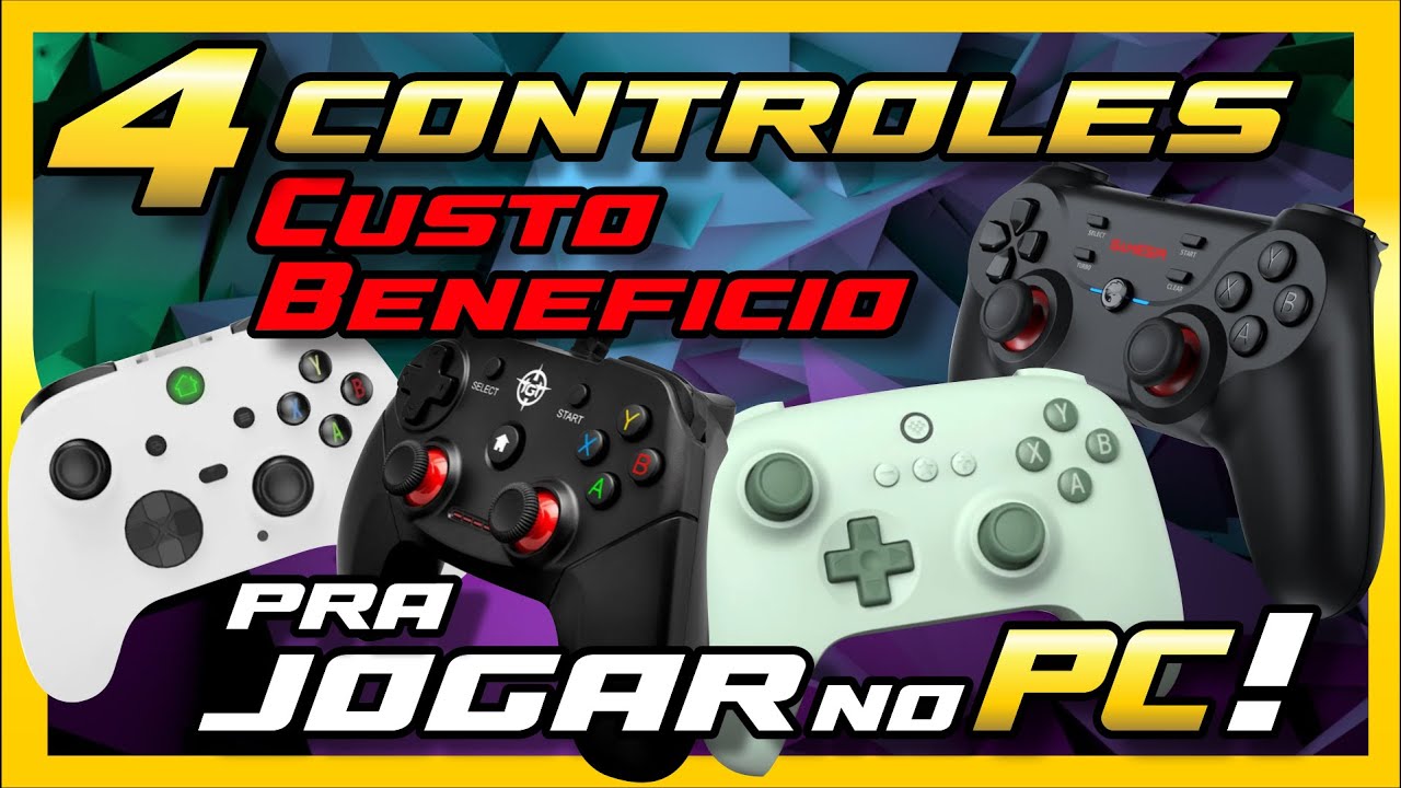 4 Controles Custo Benefício PARA PC (X-input) ! Gamesir T3, 8BitDo C Wireless, TGT AC130 e T-A102L