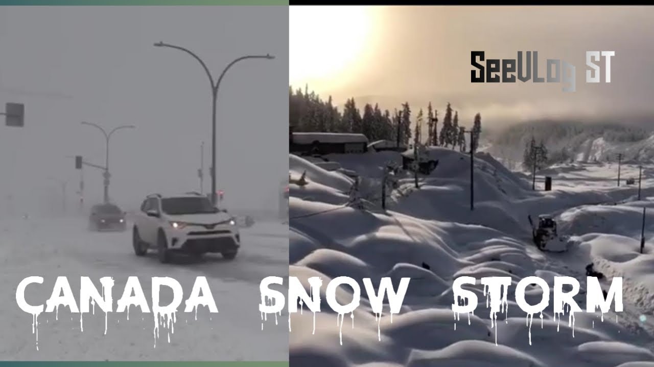 Canada First Major Snow Storm of 2019 HD SeeVlog ST QHD 1440p
