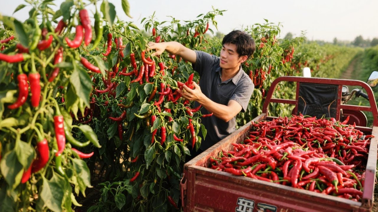 Farm-To-Jar Chili Magic: Handcrafted Spicy Sauce From Fresh-Picked Peppers!