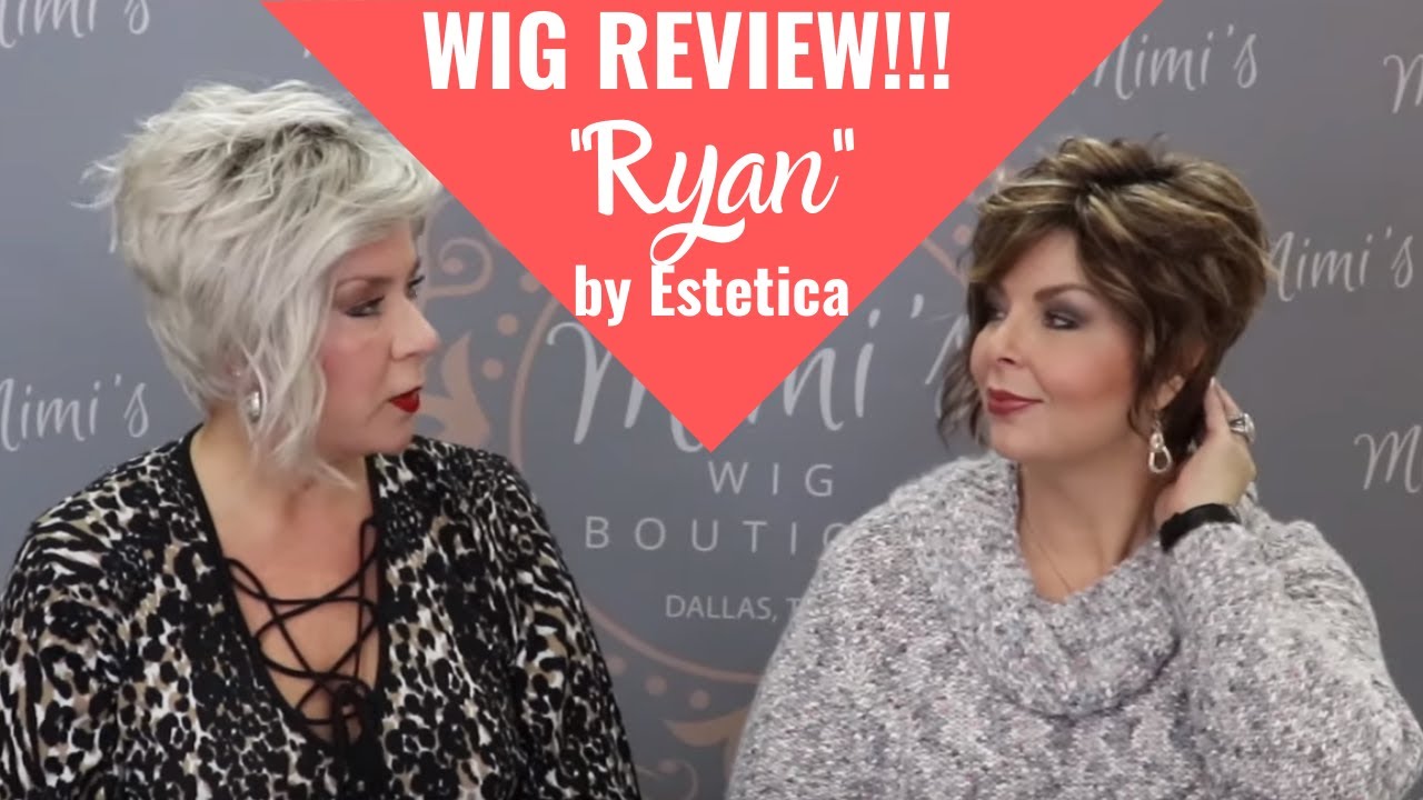 Wig Review of Ryan by Estetica in Silversun RT8 and Caramel Kiss