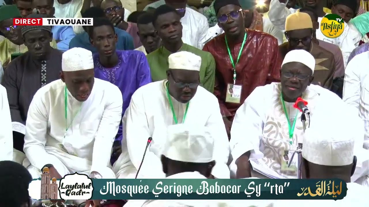 Laylatoul Qadr Mosquée Serigne Babacar Sy RTA -Préstation Doudou Kenda mbaye