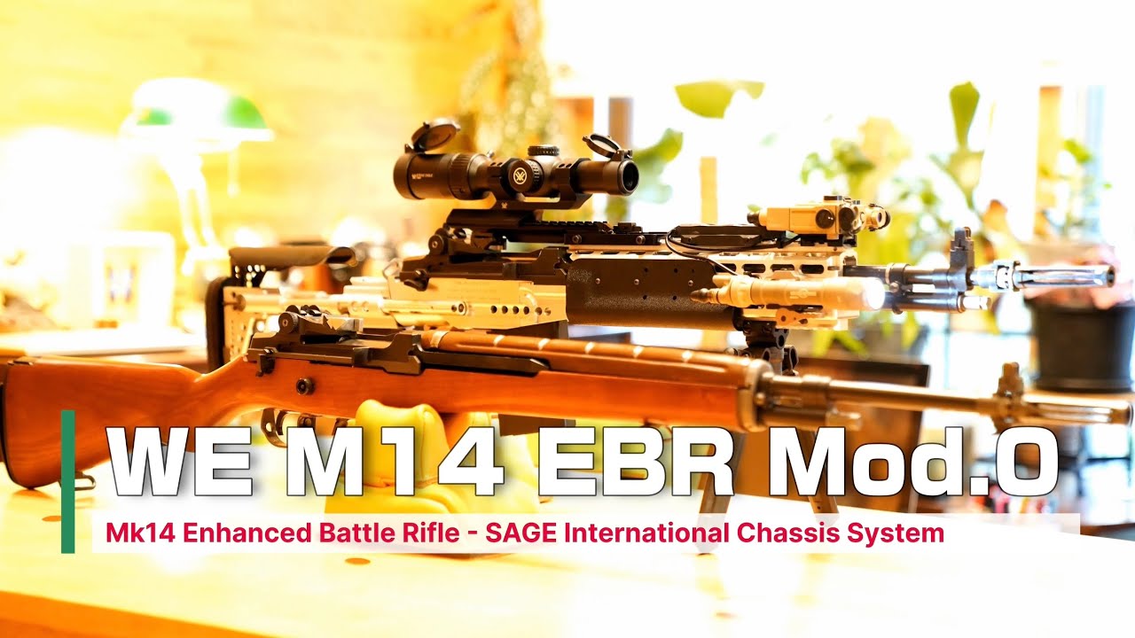 WE-TECH M14 EBR mod.0 / Mk14 Sage Chassis / Sage DCSB / Steiner DBAL-A3