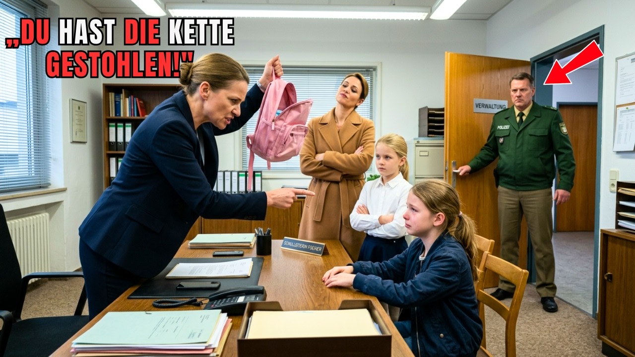 Reiche Schülerin beschuldigt Mädchen – Lehrerin glaubt ihr sofort – dann öffnet sich die Tür