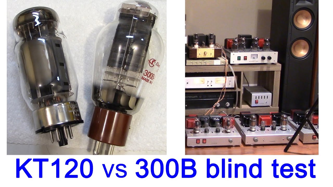 KT120 vs 300B sound BLIND test KLIPSCH speakers ; Ultra Linear vs Triode tube amp tonal difference