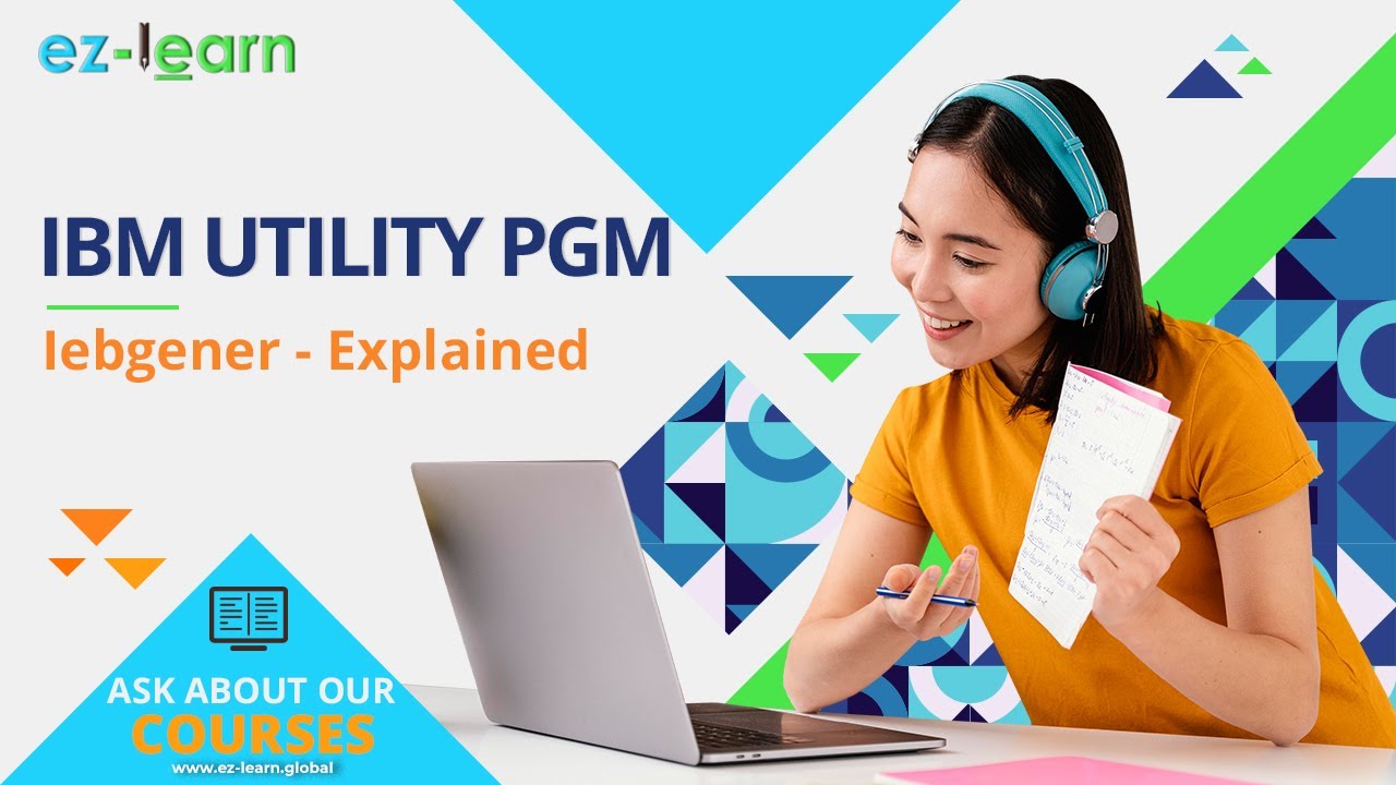 IBM UTILITY PROGRAM - IEBGENER Explanation