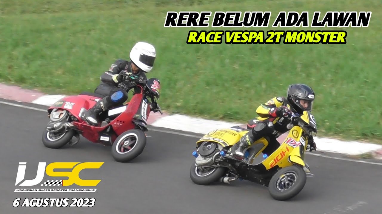 RERE BELUM ADA LAWAN❗️RACE Vespa 2T SmallFrame FFA PRO❗️IJSC Sentul Karting 6 Agustus 2023