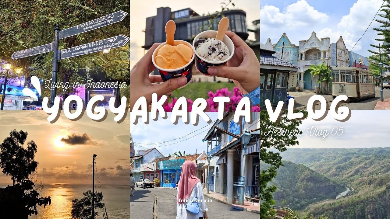 Yogyakarta vlog 🌼 | aesthetic Indonesian vlog | 3 days walking, exploring, and healing ☀️[Indonesia]