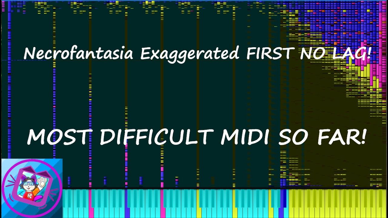 [Black MIDI] Necrofantasia Exaggerated [No lag, Second attempt.]