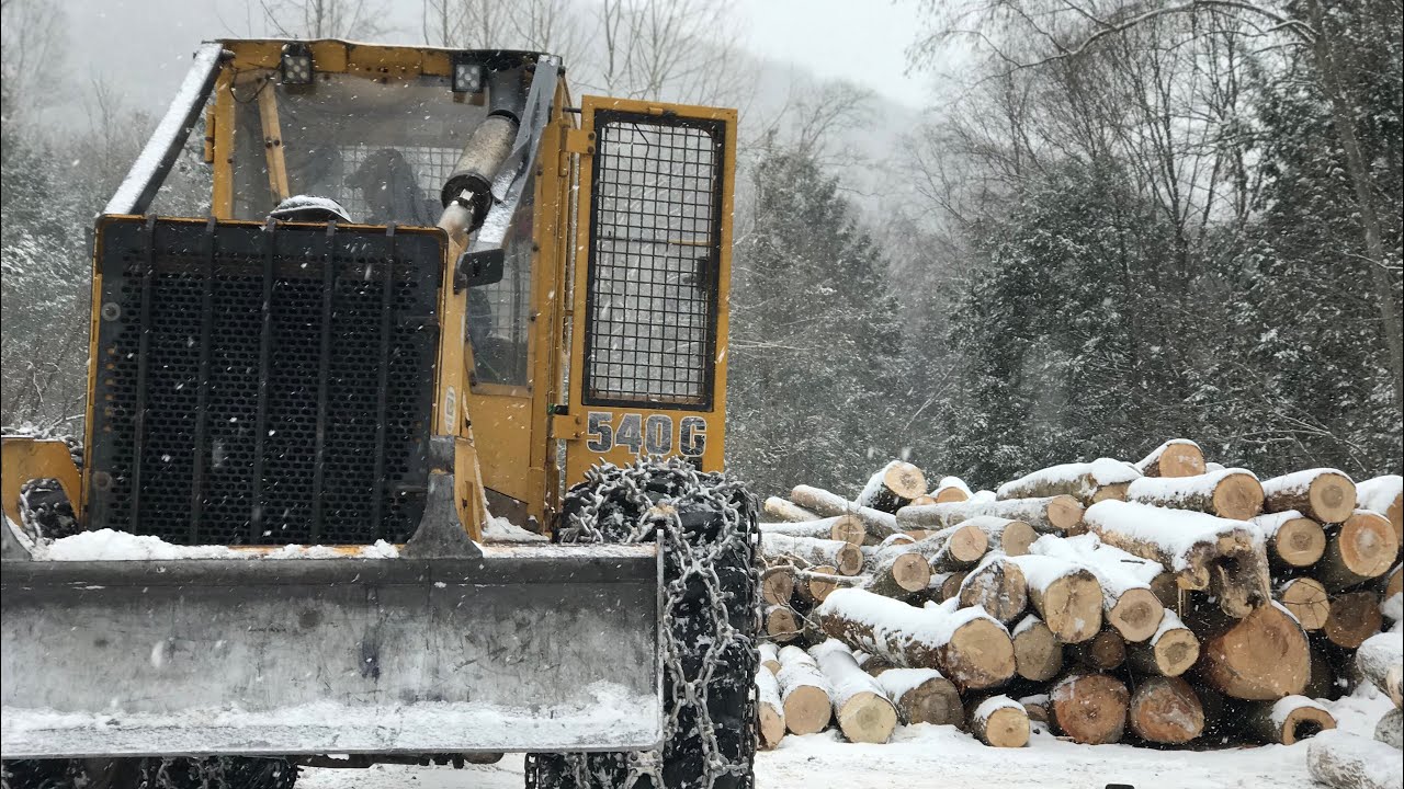 Father and son logging operation part 2