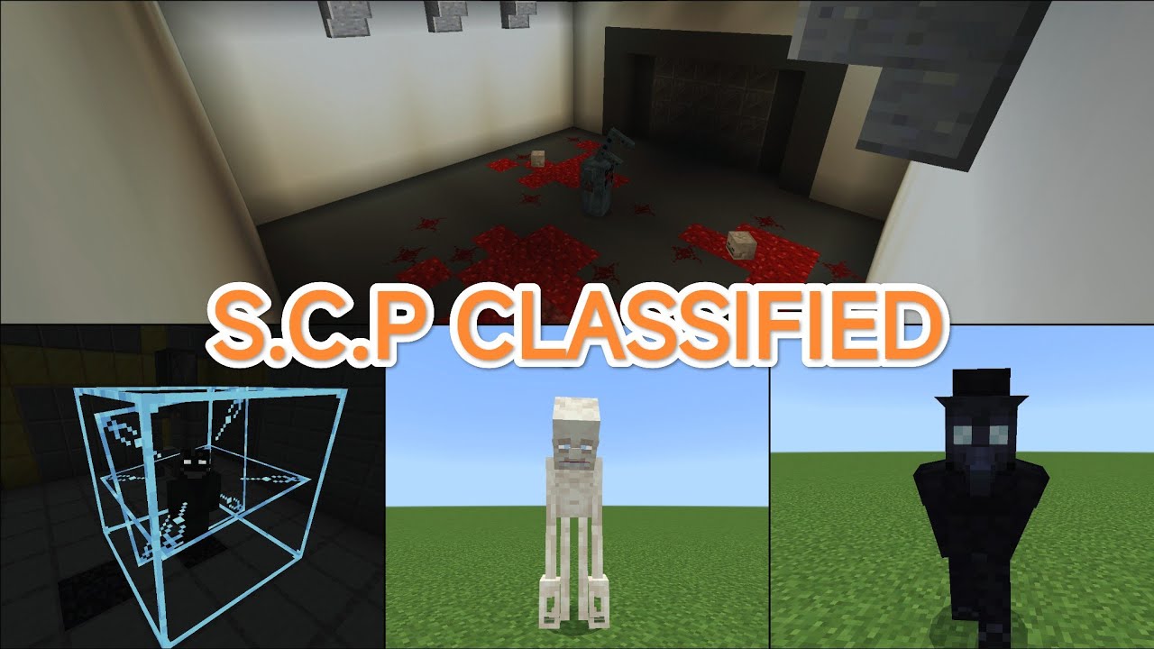 S.C.P CLASSIFIED мод для Minecraft Bedrock.