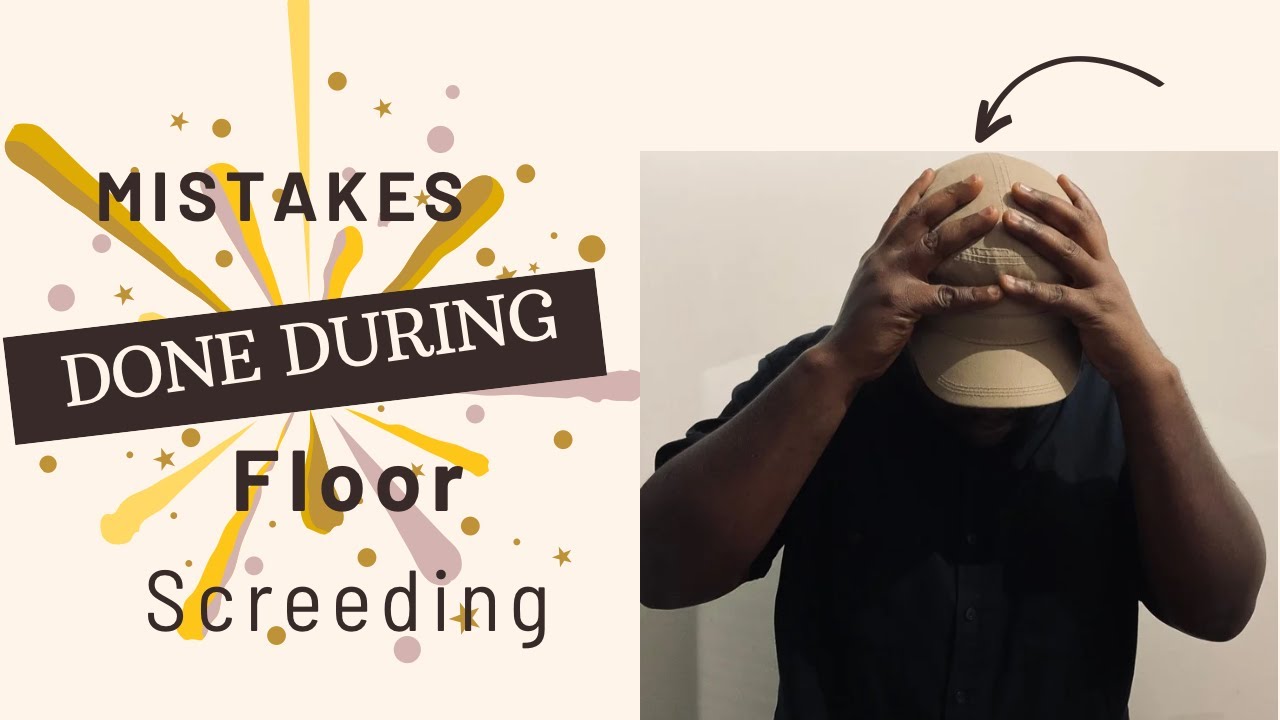 Mistakes done during Floor Screeding || BUILDING IN GHANA 🇬🇭