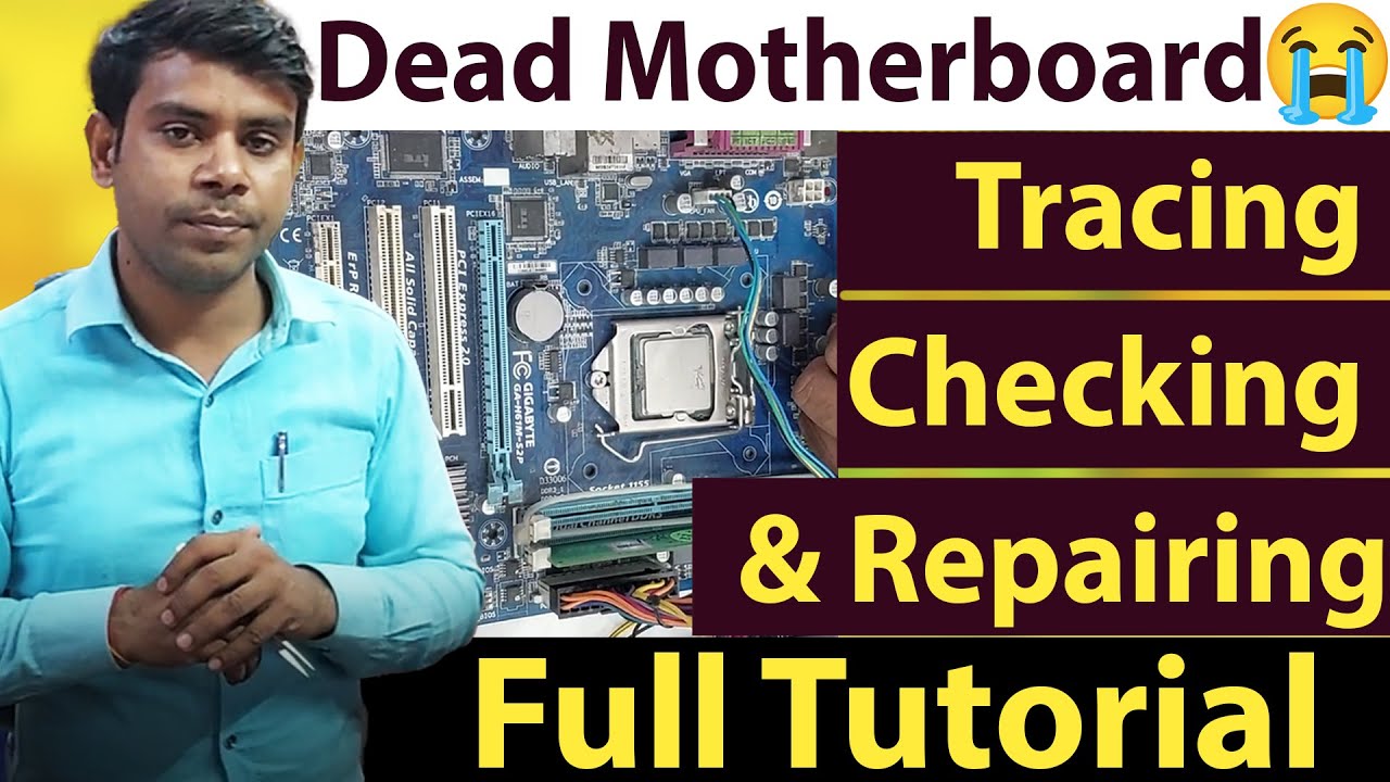 How To Repair Dead Motherboard 👍 Motherboard Chip Level Repairing Institute