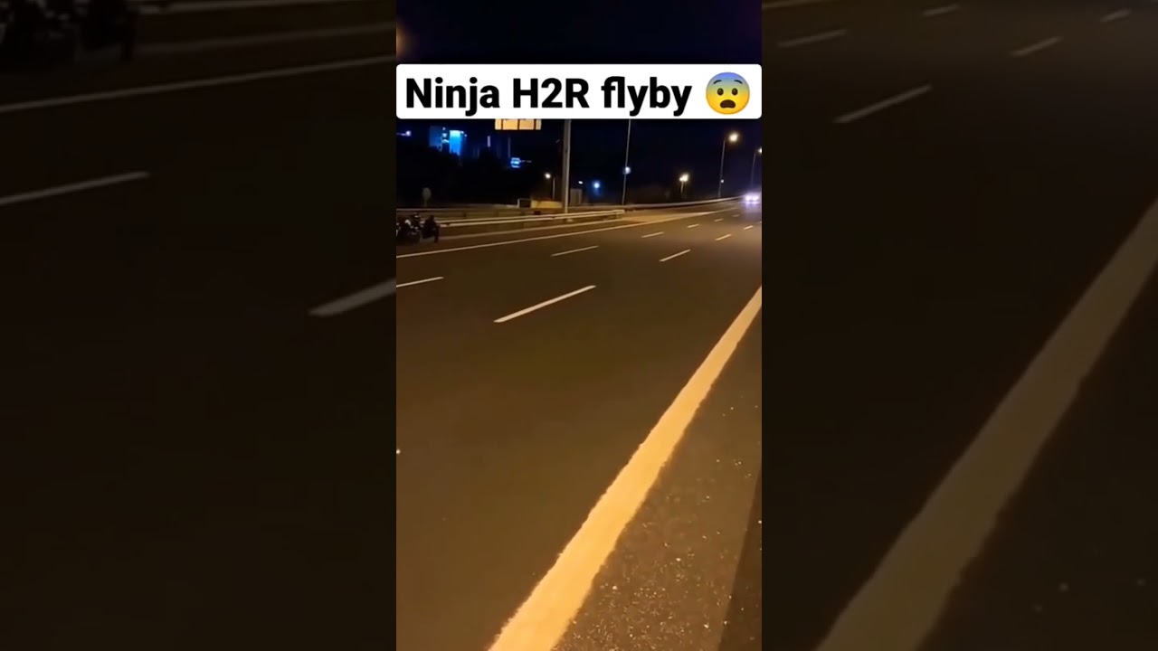 #NINJA H2R bullet train ki speed se ja Raha hai