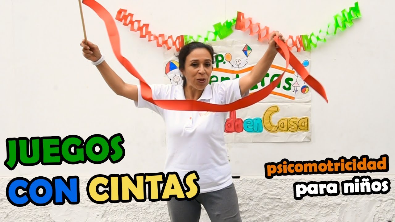 Psicomotriz Cinta N° 87 - Juegos con cinta - niños y niñas. Nido Aventuras.