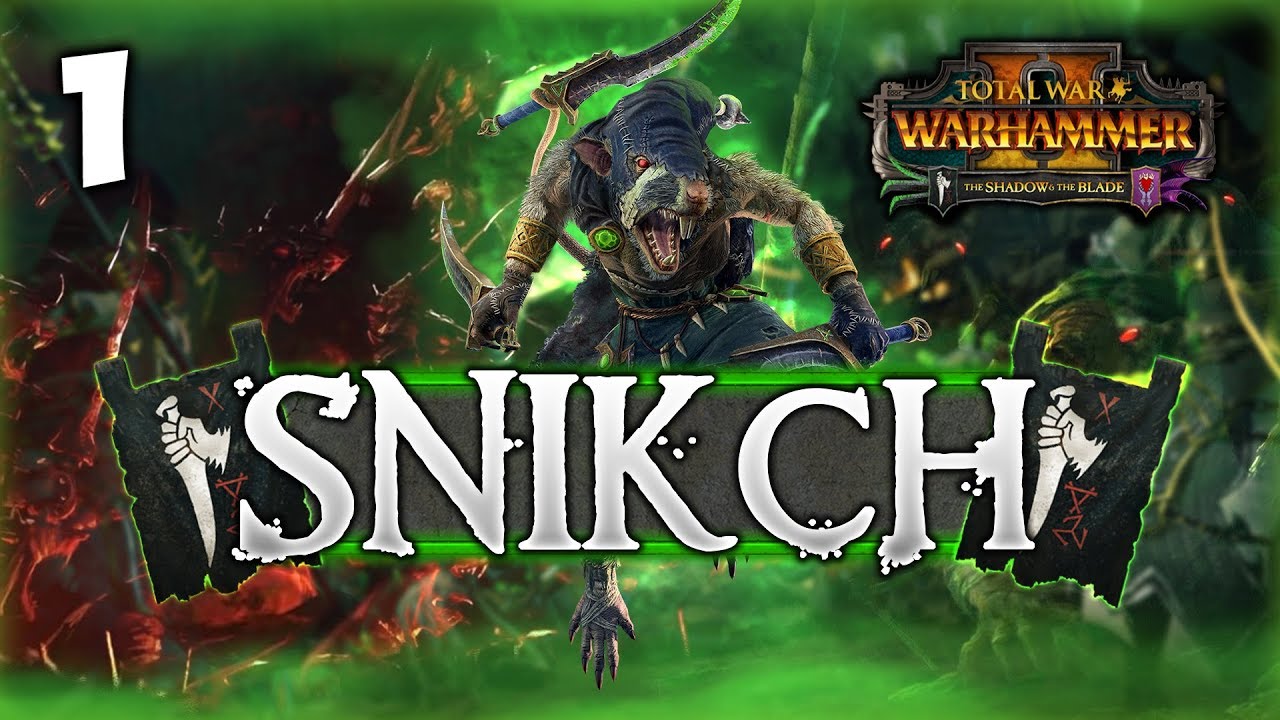 THE DEATHMASTER UNLEASHED! Total War: Warhammer 2 - Clan Eshin Mortal Empires Campaign - Snikch #1