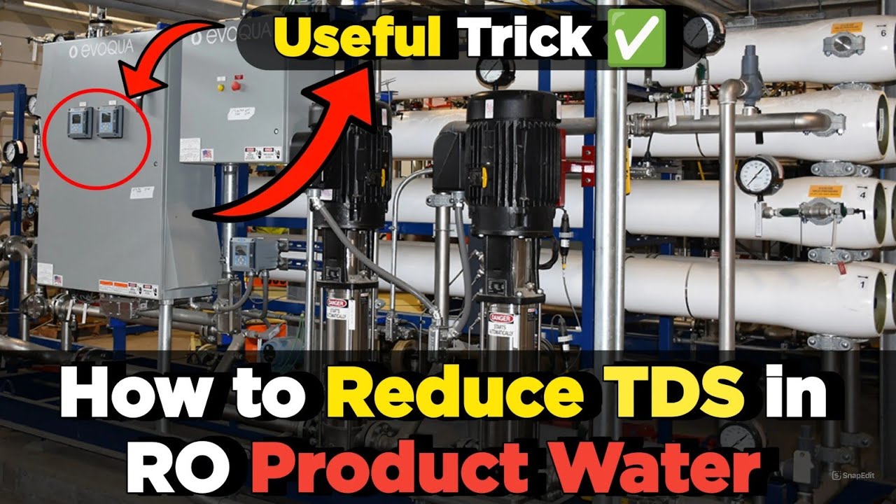 How to Reduce TDS in RO System| how to reduce water TDS Level at home| How to reduce ro pressure