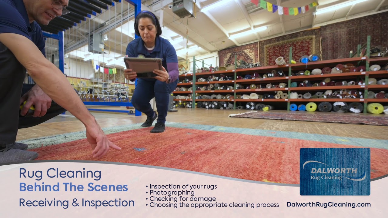 Dalworth Rug Cleaning - Area Rug Cleaning Inspection Process