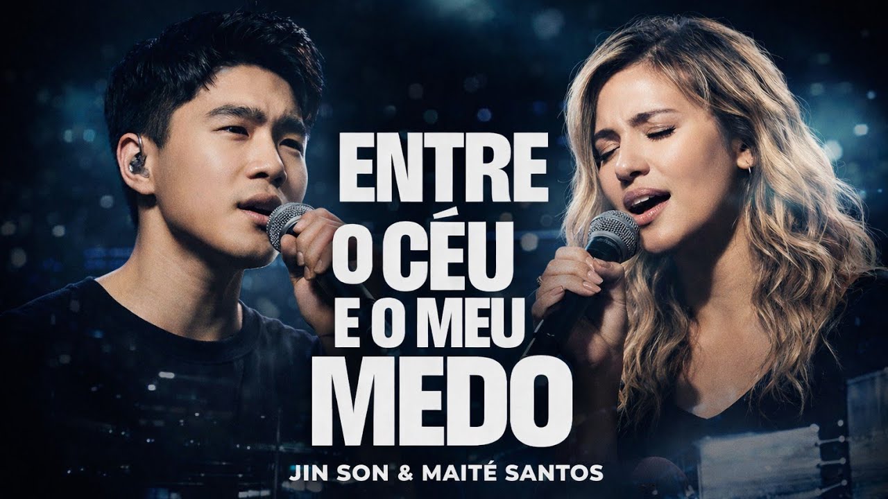 🎵Entre o Céu e o Meu Medo - JIN SON & MAITÊ SANTOS | Música gospel de Fé e Adoração