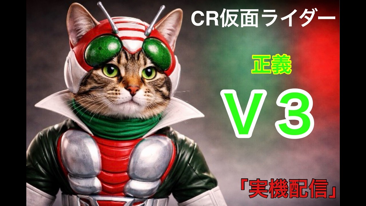 【実機配信】ＣＲ仮面ライダーＶ３：ヒーローはいつもそこにいた！#パチンコ#shorts#仮面ライダーＶ３