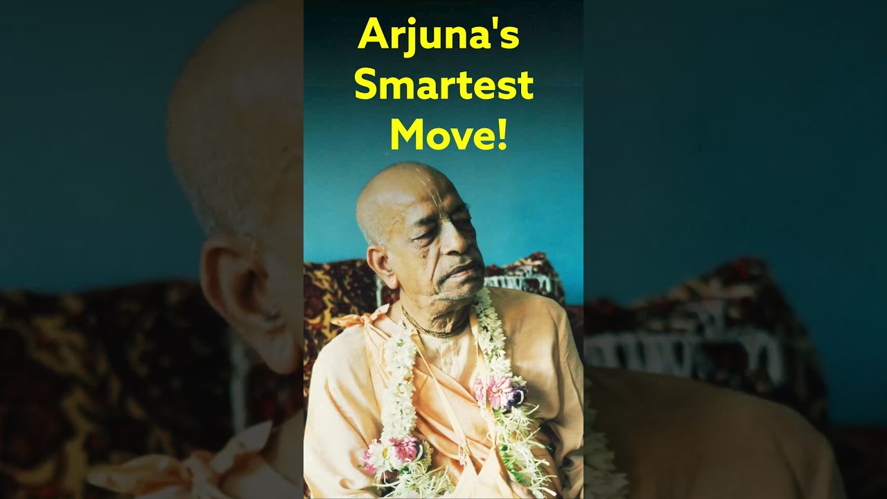 Why Arjuna's Choice to Surrender Was His Greatest Decision #harekrishna #srilaprabhupada #shorts