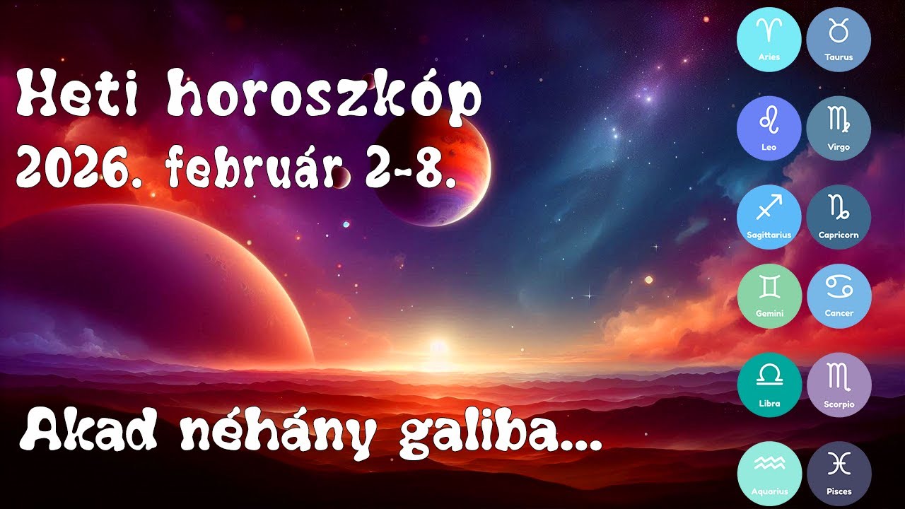 𝐇𝐞𝐭𝐢 𝐡𝐨𝐫𝐨𝐬𝐳𝐤𝐨́𝐩 Attól, hogy valami rossznak néz ki, még lehet jó! 𝟐𝟎𝟐𝟔. 𝐟𝐞𝐛𝐫. 𝟐-𝟖.