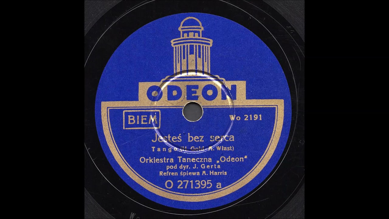 Albert Harris - Jesteś bez serca  (Tango)