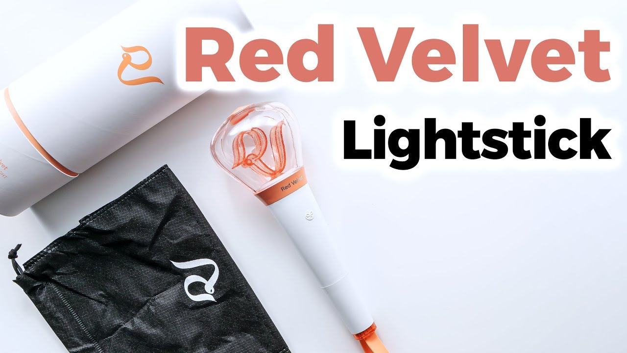 Red Velvet Lightstick Official Fan Light Unboxing / Quick Look