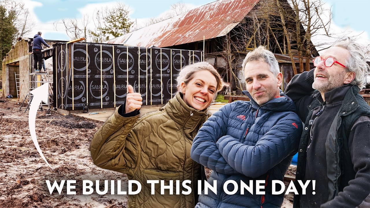 Efficiency Hack: Beno&icirc;t's Clever System for Rapid Workshop Wall Erection