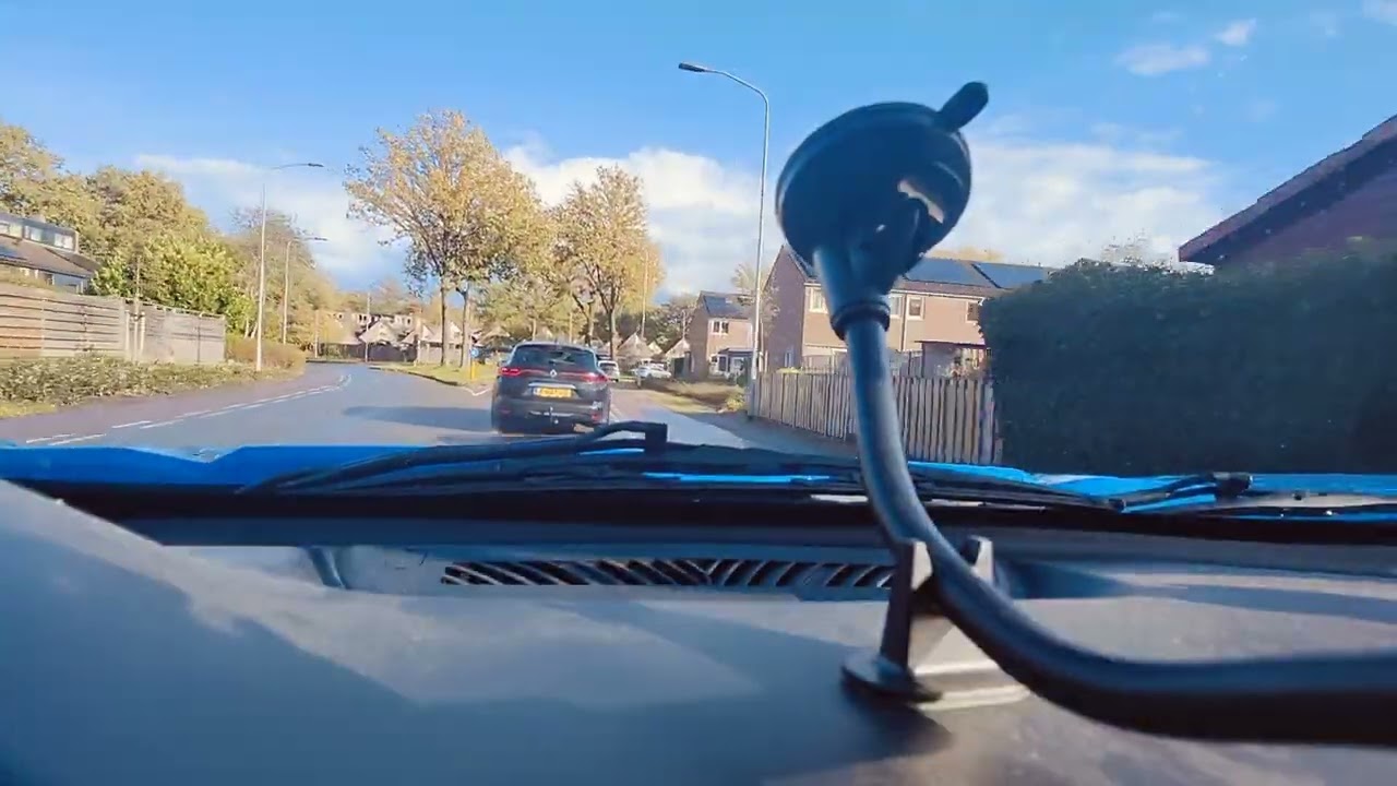 In de rietlanden rijden 👍
