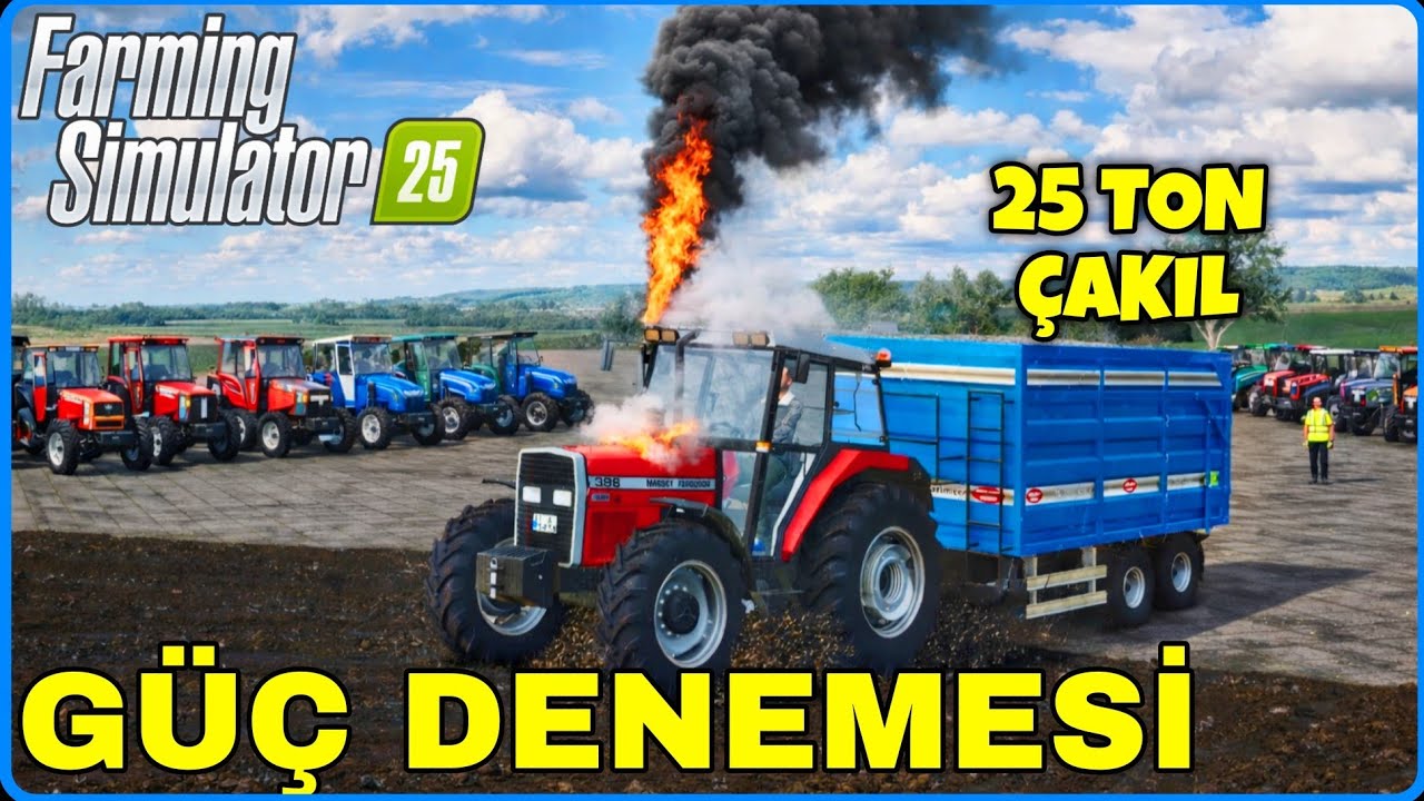 ÇAMURLU DİK RAMPADA 25 TON YÜKÜ ÇIKARAN TEK ARAÇ 😱 Farming Simulator 25 Güç Denemesi🔸️Fs25