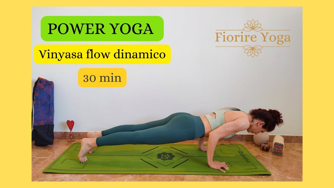 Power Vinyasa Flow - Yoga Dinamico Tutto il Corpo - 30 Min in italiano con Musica
