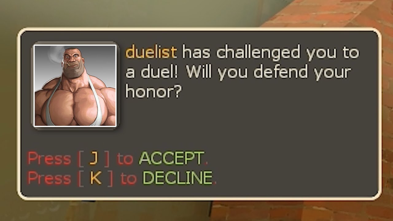 When the duelist calls, you answer