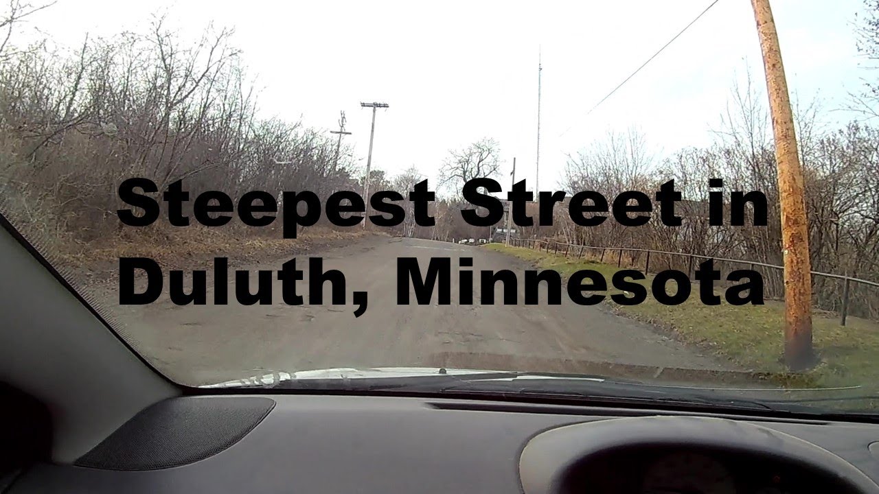Steepest Street in Duluth, Minnesota