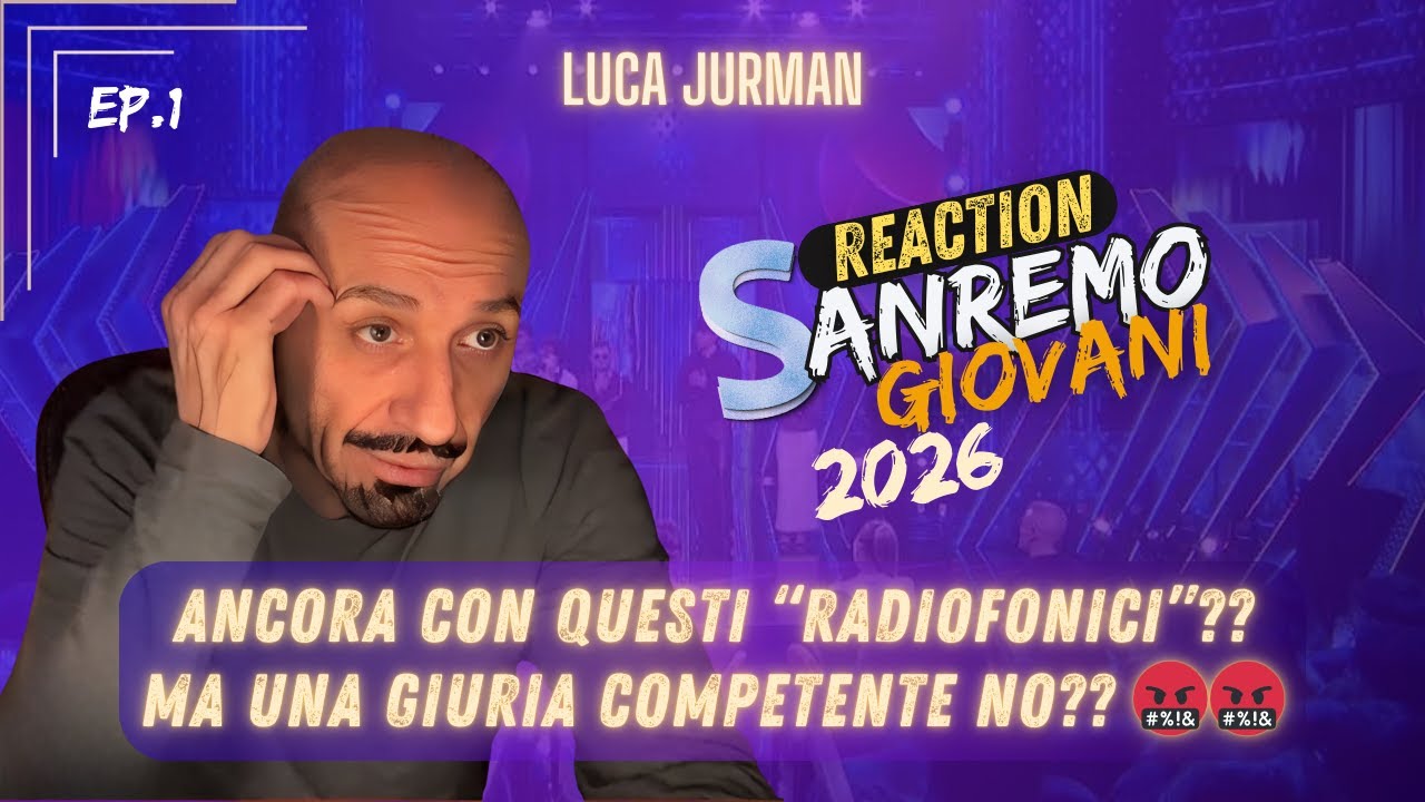 Sanremo Giovani'26 ep.1- Ancora con questi "radiofonici"? Ma una giuria competente no?? 🤬🤬 - REACT