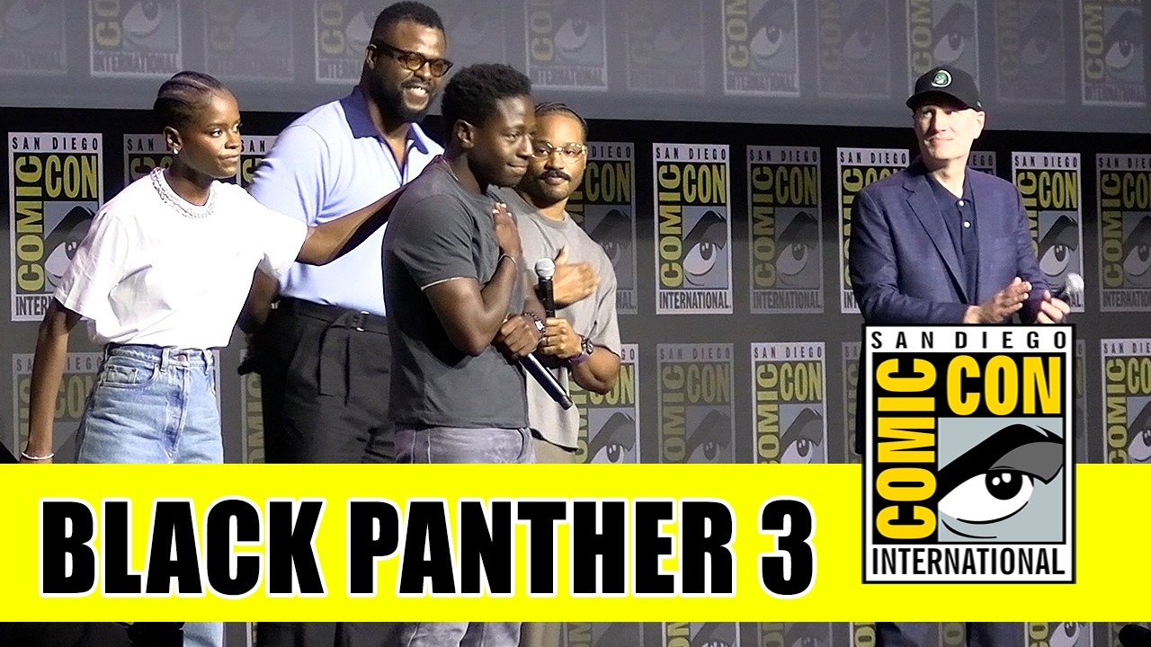 BLACK PANTHER 3 | Comic Con 2026 Panel (Winston Duke, Letitia Wright, Ryan Coogler, David Jonsson)