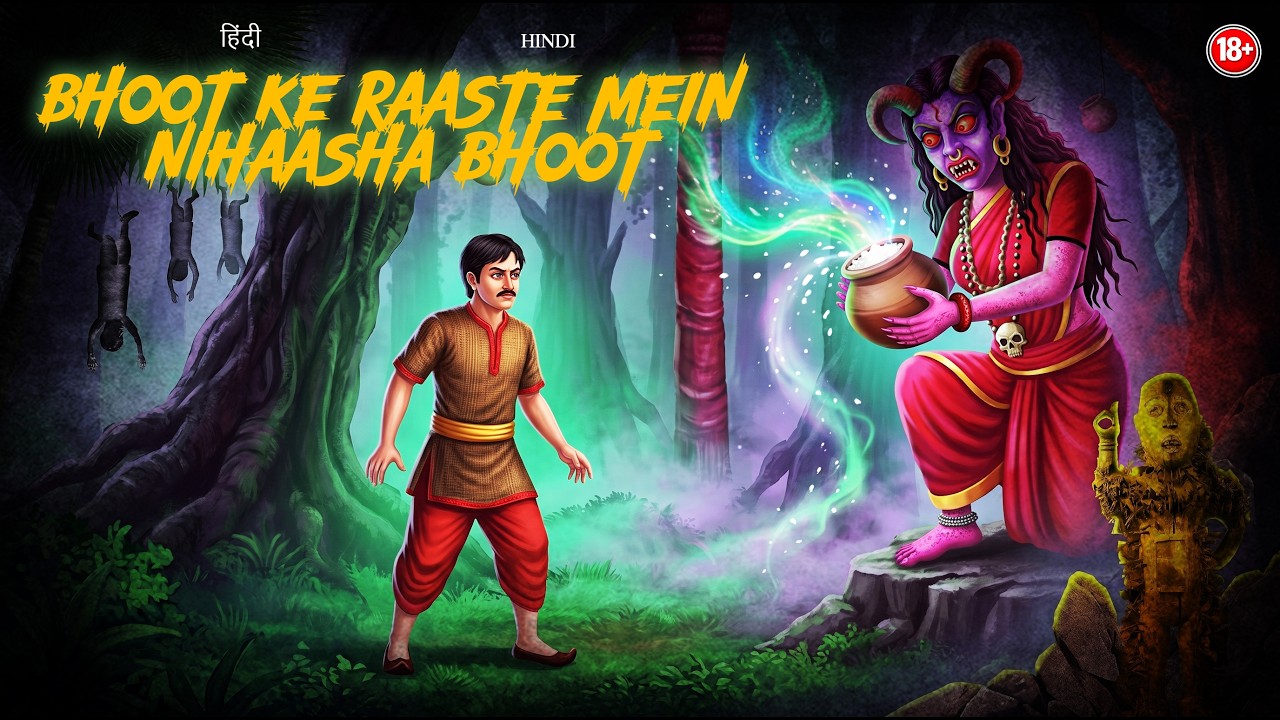भूत के रास्ते में निहाशा भूत - BHOOT KE RAASTE MEIN NIHAASHA BHOOT | Cartoon In | #BoogeyTalesHINDI