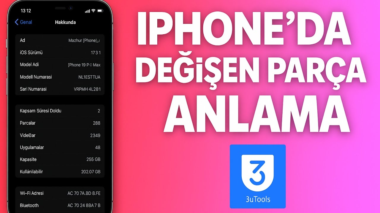 2. El iPhone Ekran ve Batarya Değişmiş mi? 3uTools Kullanımı