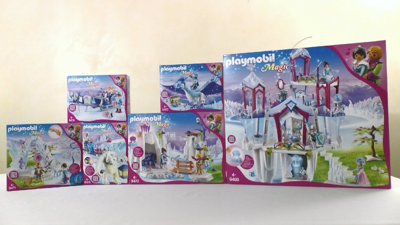 Unboxing Playmobil : Le palais de cristal (2018) – 9469, 9470, 9471, 9472, 9473, 9474