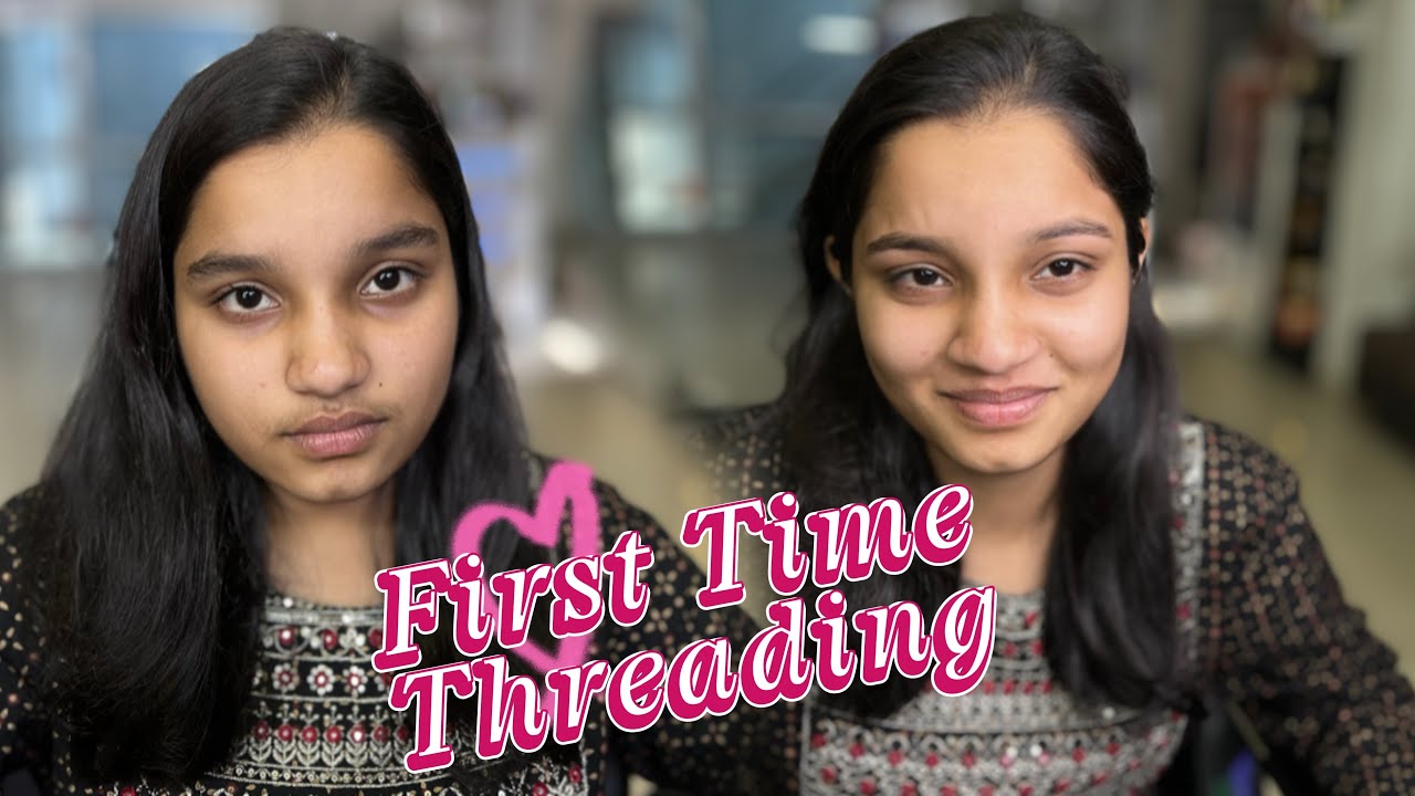 First Time Eyebrow And Upper lips Tutorial With Thread #ytstudio #beautyparlour 