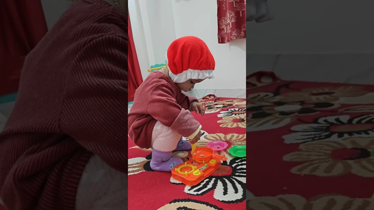 রান্না বাটি থেকে মায়ের সাথে রান্না 😄 | Cooking Toy Set Video