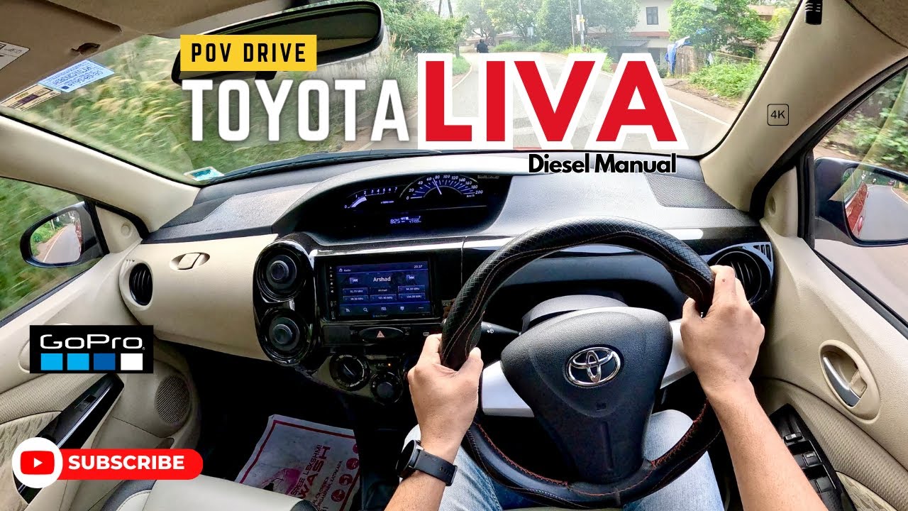 POV Drive | 2019 Toyota  Etios Liva | VD Limited Edition | Diesel Manual | Narrow road | Gopro12