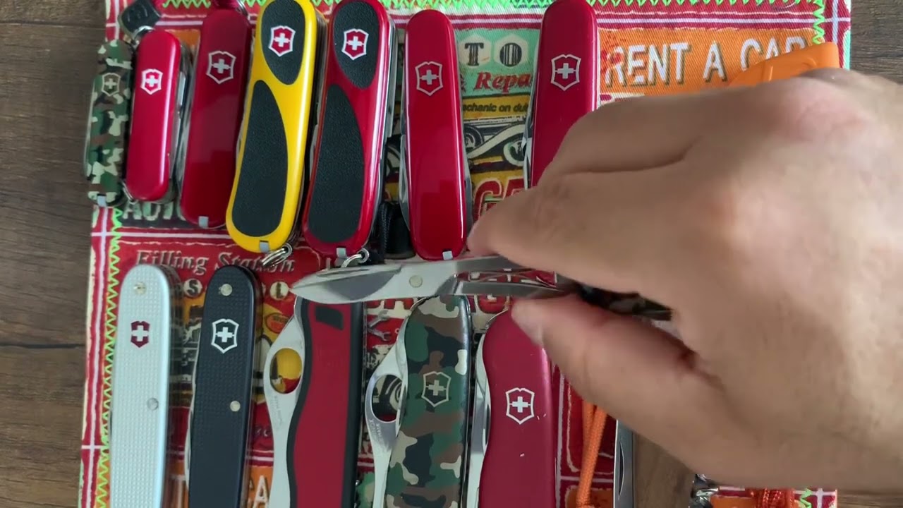 Los tamaños que más uso de Victorinox