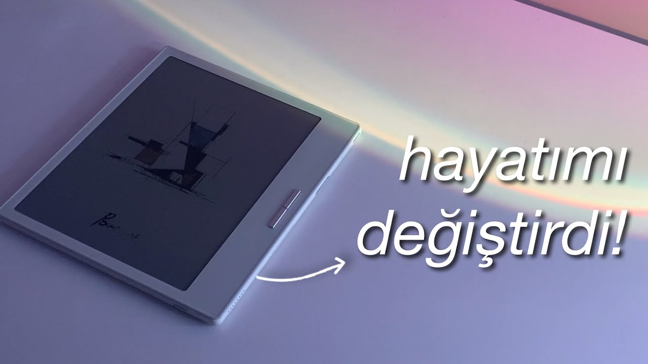 bir hafta boyunca e-okuyucu ile kitap okudum!