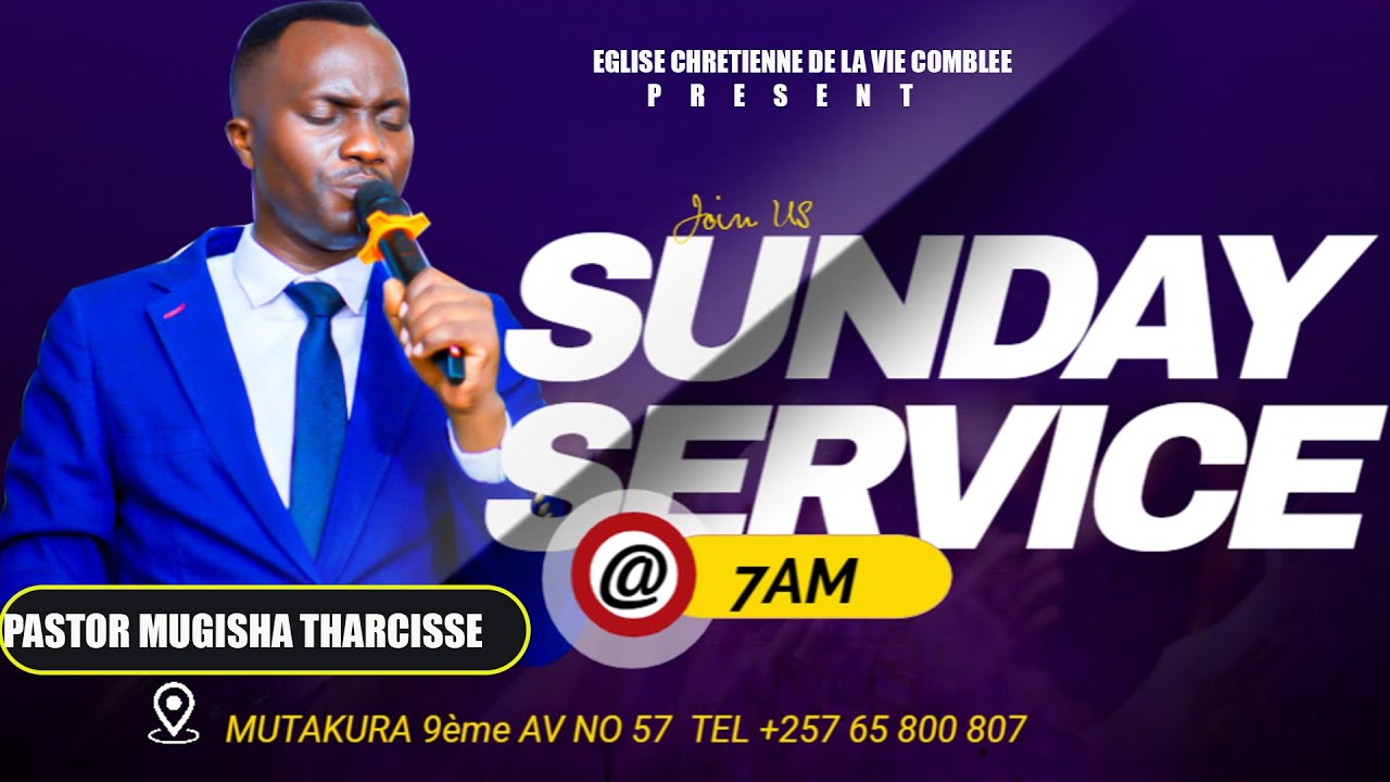 LE25/01/2026 SUNDAY SERVICE WITH PASTOR MUGISHA THARCISSE